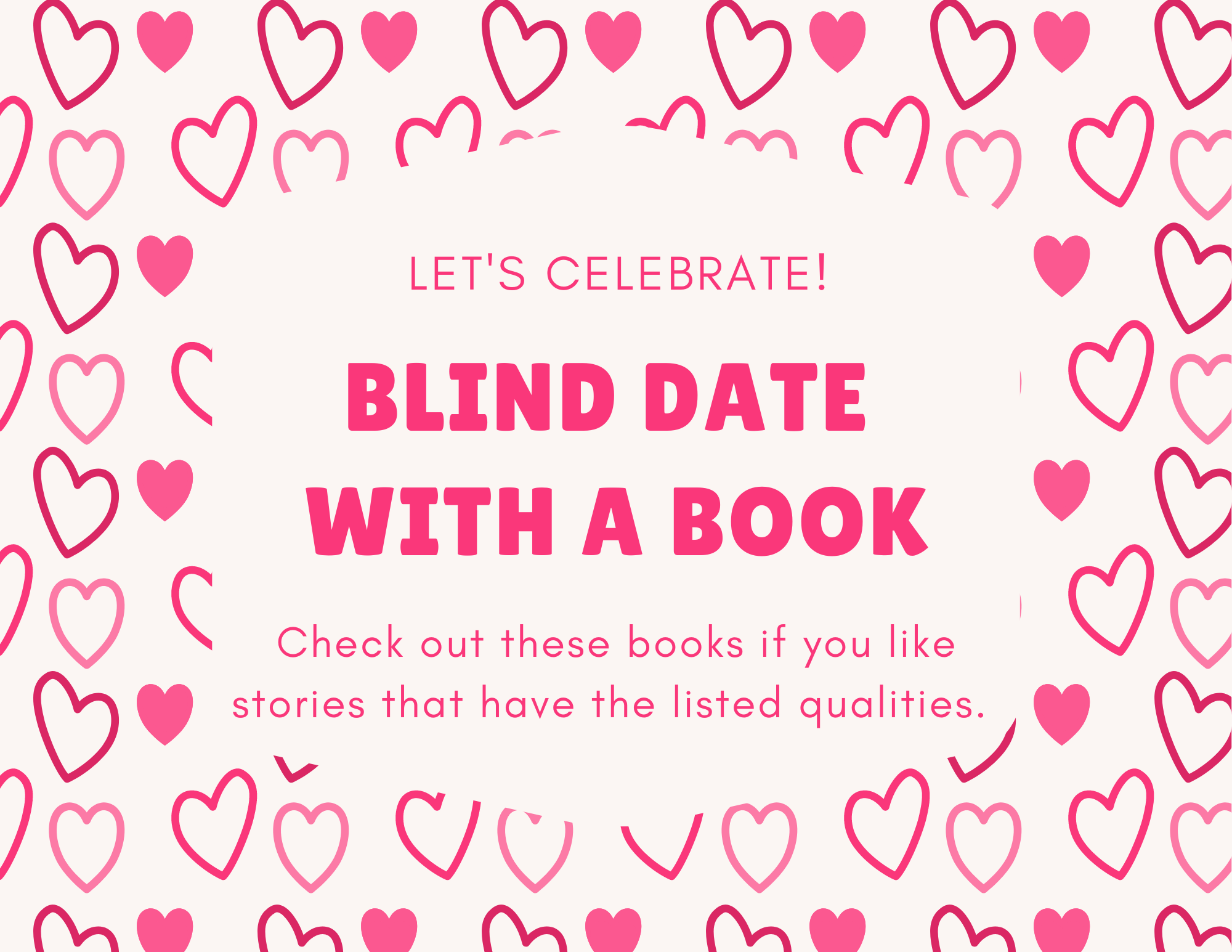 Blind Date with a Book (Part 2) Passive Programming The Disruptive Librarian